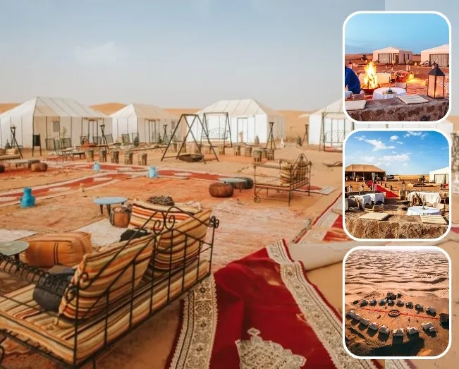 Luxury Desert Camp Setup